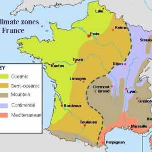 Klima Francuske i njegovih značajki