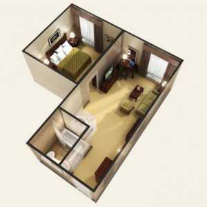 Sobe u susjedstvu kuća različitih serija i pojedinačne gradnje