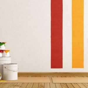 Latex boje za zidove: svojstva, primjena tehnologije