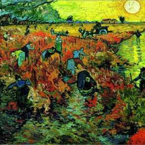 `Red vinogradi u Arlesu `Van Gogha - opis, povijest stvaranja i sudbina slikarstva