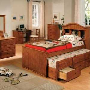 Kreveti za klizanje djece - izvorni dizajn dječje sobe