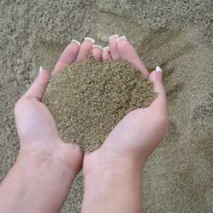 Veliki pijesak. primjena