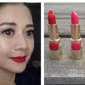Lipstick `Loreal`: recenzije, paleta boja, fotografija