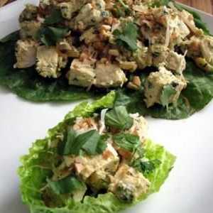 Lagana i profinjena salata s zelenom salatom i piletinom: zanimljivi recepti