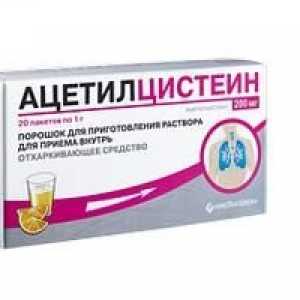 Lijek `Acetilcistein`. Upute za uporabu