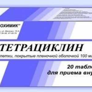 Lijek "Tetraciklina" (tablete). instrukcija