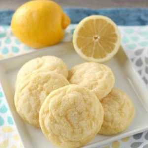 Limun kolačići: kuhanje recepata