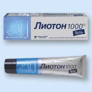 "Lyoton 1000". Površni tromboflebitis: liječenje