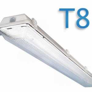 Fluorescentna svjetiljka T8 i LED svjetiljke T8: karakteristike, dimenzije, veze. Svjetiljke za…
