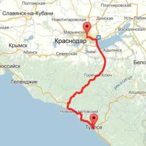 Put Krasnodar - Tuapse i načine prevladavanja