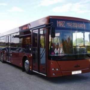 MAZ-203 - udobni gradski autobus sa tri vrata s više sjedala