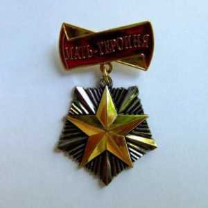 Medalje SSSR-a: `Medalja majčinstva`, `Majka junakinja`, `Majka slava`