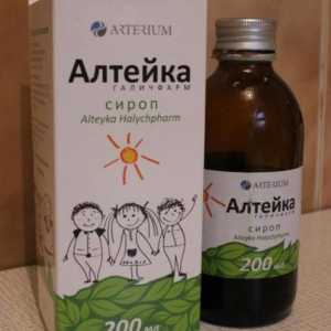 Lijek "Alteika" - sirup kašlja za odrasle i djecu