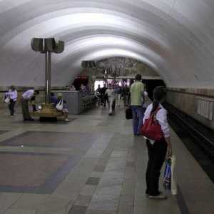 Metro `Timiryazevskaya` na karti Moskva