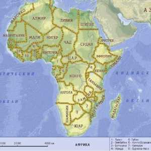 Svjetska geografija. Ekstremne točke Afrike i njihove koordinate