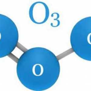 Molekula ozona: struktura, formula, model. Što izgleda molekula ozona?