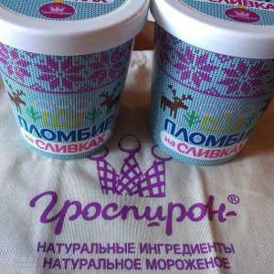 Sladoled `Grospiron`: opis i karakteristike novog proizvoda