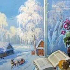 Frosty jutro, kojeg je Pushkin opisao u pjesmi "Zimsko jutro"