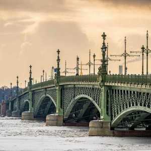 Mostovi Sankt Peterburg: fotografija s imenima i opisom