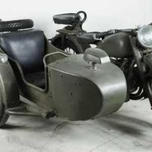 Motocikl M-72. Sovjetski motocikl. Retro Motocikl M-72