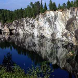Mramorni kamenolomi. Kamenolomni kamen, Karelia