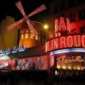 Moulin Rouge u Parizu. Cabaret `Moulin Rouge`