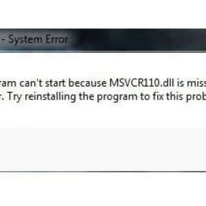 Računalo nema MSVCP110.dll: što da radim? Vraćanje dinamičkih biblioteka u 10 minuta