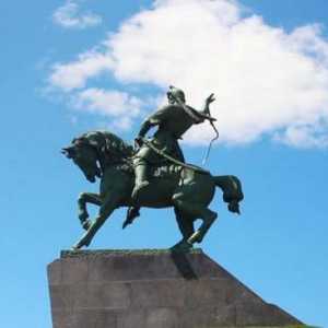 Nacionalni junak Salavat Yulaev (Ufa), spomenik njemu - orijentir Bashkortostana