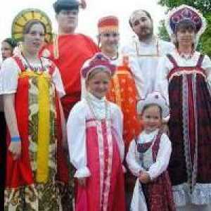 Narodne nošnje Rusije. Kostimi ruskog naroda