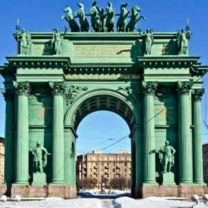 Narva Triumphal Gates (St. Petersburg): povijest, opis
