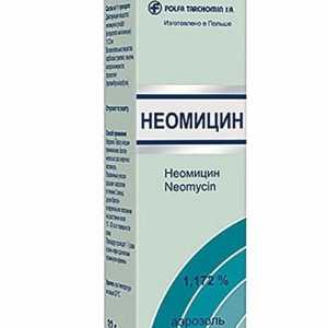`Neomycin`: upute za upotrebu, opis, recenzije, cijena