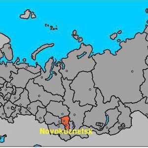 Novokuznetsk - kakvo područje? Novokuznetsk na mapi Rusije