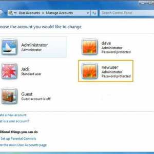 Kako stvoriti novi korisnik u sustavu Windows 7