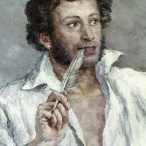 Slika autora u romanu "Eugene Onegin" Puškin