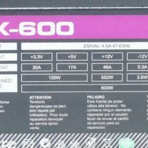 Pregled napona za napajanje Aerocool VX 600