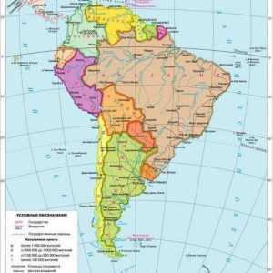 Pregled kako se Južna Amerika nalazi u odnosu na druge kontinente