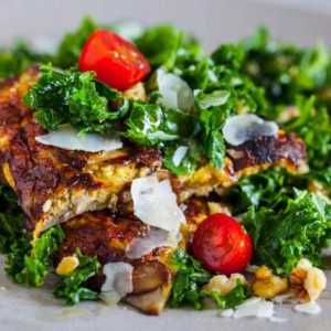 Omlet s salatom: recepti s fotografijama i kalorijama