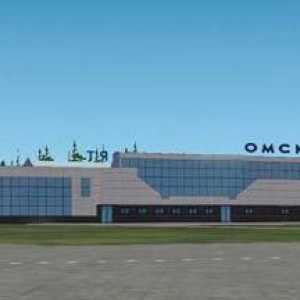 Omsk, Središnja zračna luka - zaustavite se na putu kroz oblake