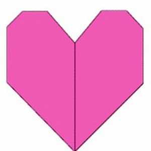 Opis jednostavnog načina kako napraviti origami srca
