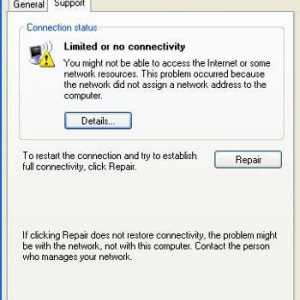 Oshbika `veza je ograničena ili nedostaje (Windows XP)`: kako to popraviti?