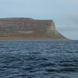 Otok Kildin. Barentsovo more. Jezero Mogilnoe na otoku Kildinu