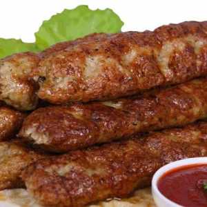 Izvrsna recept - lyulya-kebab na pržilima. Kako pravilno pripremiti lub-kebab