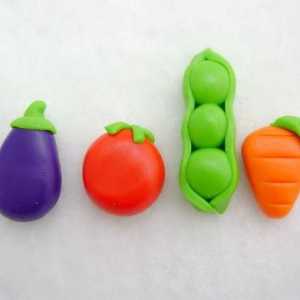 Povrće iz polimerne gline s vlastitim rukama