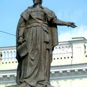 Spomenik Catherine u Odesi i drugim gradovima