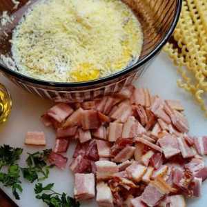 Carbonara tjestenina s šunkom: recept, tajne za kuhanje