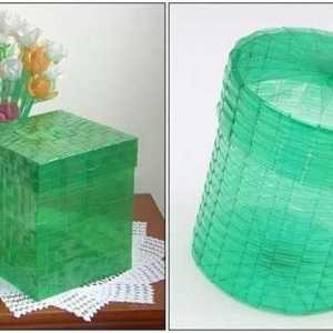 Košare za tkanje iz plastičnih boca vlastitim rukama: majstorska klasa