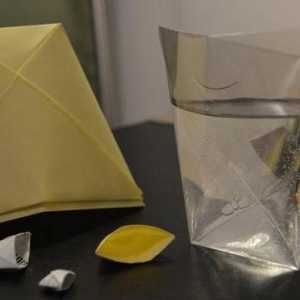 Obrt: kako napraviti čašu papira