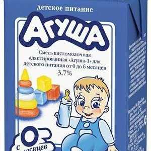 Potvrda ispravnog izbora dječje hrane "Agusha" (kiselo mlijeko od 0 mjeseci): recenzije
