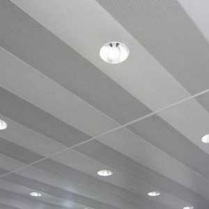 Spušteni strop od aluminijskih ploča: prednosti, instalacija, cijene. Stropni strop