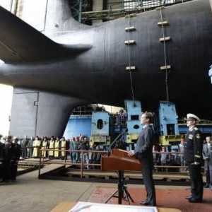 Подводная лодка `Северодвинск`. Российская многоцелевая атомная подводная лодка